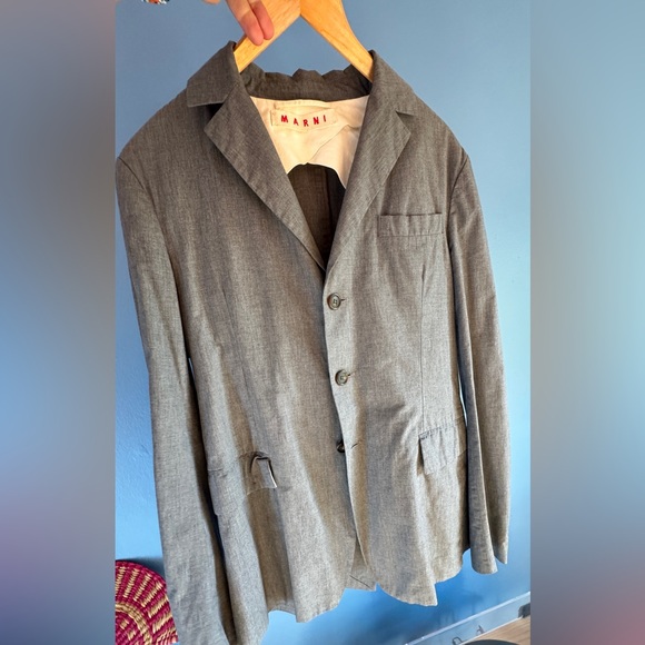 Marni Gray Men's Blazer - Picture 3 of 7